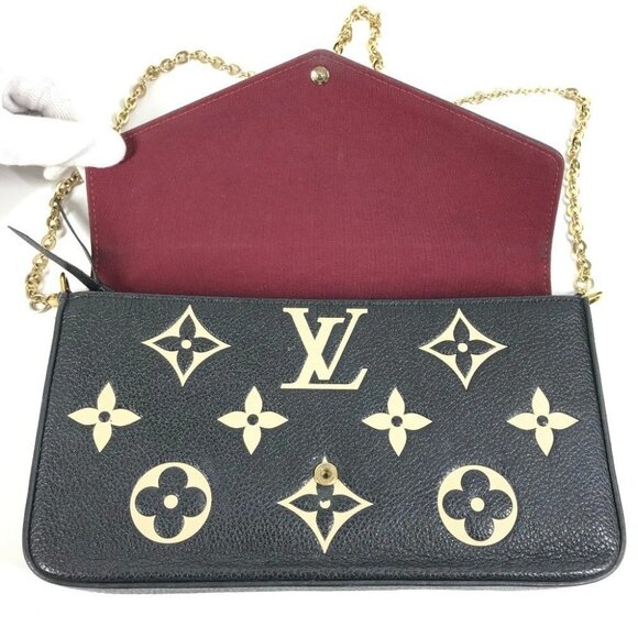LOUIS VUITTON M82479 MonogramEmpreinte Pochette-Felicie Shoulder Bag Long Wallet - Picture 10 of 16